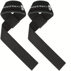 TEMU 1 Pair Adjustable Gym Wrist Straps - Durable Polyester Weightlifting Wrist Sleeves With Logo Design, Red/green/black For Strength Training, & Deadlifts - , Wrist Straps For Weightlifting