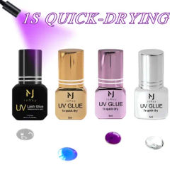 JOMAY Super Eyelash Extension UV Glue Supplies Clean Black Purple Blue Gray Color UV Adhesive Makeup Tool Strongest Fastest Glue