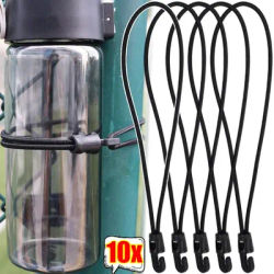 10/1Pcs Elastic Bungee Cord Set Tied Rope High Elasticity Luggage Straps Rope for Bikes Tie Downs Camping & Cars Cord Tie
