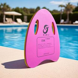 TEMU A Smoother Swimming Experience With A Anti-slip Float Board, A Professional Swimming Training Device, Assisting In Swimming Practice With A Float Board That Has Different Colors On Each Side.
