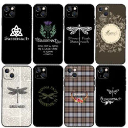 Outlander Sassenach Phone Case For iPhone 11 14 15 16 Pro Max 13 12 Mini XS X XR Plus Protection Cover