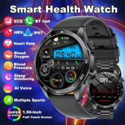 LIGE 2025 nouveau pour Huawei montre intelligente hommes montre 4 Pro + ECG HRV fréquence cardiaque pression artérielle moniteur de santé Bluetooth appel Smartwatch