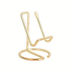 TEMU Phone Holder, Metal , Gold, And Gold Phone Holder Accessory, All Phones, Iphones, Switches, Ipads.