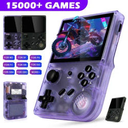 NEW 64G R350 Handheld Game Console 3.5inch IPS Screen 15000+ Games R350 Portable Pocket Video Gaming Player Kids Gifts Dropshipp