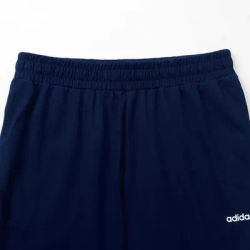 Adidas Sport Pants Navy Blue Elastic Waist For Men