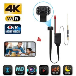 1080P Mini Wifi Camera 4K HD camera APP Remote Monitoring Home Security Camcorder DIY Portable Infrared Night Vision Min Camera