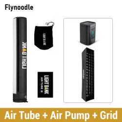Flynoodle Air Tube Inflatable Softbox for Aputure Nanlite Godox ZHIYUN COLBOR Video Light Diffuser Accessories