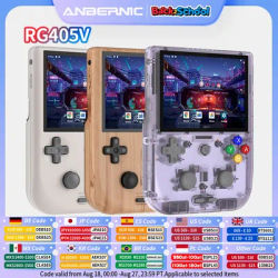 ANBERNIC RG405V Handheld Game Console 4’’ IPS Touch Screen Unisoc Tiger T618 Android 12 5500mAh Video Gaming Player OTA Update