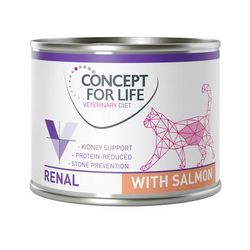 24x200g Salmon Renal Veterinary Diet Concept for Life Wet Cat Food