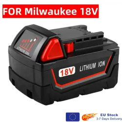 Milwaukee M18 batterie pour outil électrique haute capacité 18 V 6000 mAh Compatible avec les