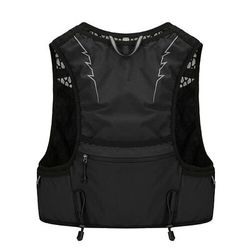 Gilet da corsa Pacchetto d'acqua Gilet di idratazione Manicotti Impermeabile Asciugatura Rapida Leggero Poliestere per Maratona Escursionismo Jogging