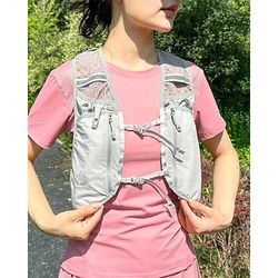 Gilet da corsa Pacchetto d'acqua Gilet di idratazione Manicotti Riflettente Impermeabile Asciugatura Rapida Poliestere per Maratona Escursionismo Jogging