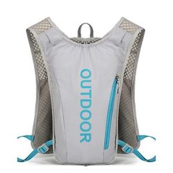 Gilet da corsa Pacchetto d'acqua Gilet di idratazione Manicotti Riflettente Impermeabile Asciugatura Rapida Poliestere per Maratona Escursionismo Jogging