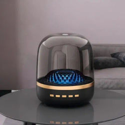 Boîte De son De basse haute puissance 120W, colonne sonore Surround 9D Harman 4ème plein écran Transparent Caixa De Som, haut-parleur Bluetooth TWS/TF
