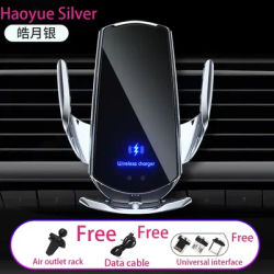 Magic Clip Q3 Ricarica wireless per auto Telefono cellulare con apertura e chiusura a induzione Navigazione per auto con caricabatterie wireless