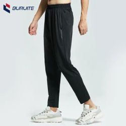 Quick-dry sports pants men's summer thin ice silk outdoor breathable casual running trousers loose stretch fitness sweatpants