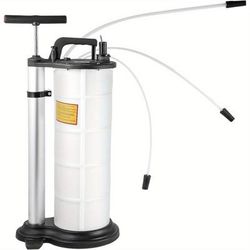 TEMU Manual Vacuum Oil Pump 7l Fluid Extractor With 4 Tubes – Suction Pump For Oil, Petrol, Fuel Transfer, And Fluid Extraction For Cars, Motorbikes, And Marine Engines
