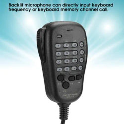 Hand MIC Hand Microphone Handheld MIC MH-48 DTMF 6PIN Handheld Microphone Hand MIC Equipment Compatible for Yaesu Radio Station