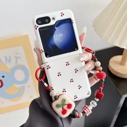 TEMU Cherry Bracelet Side Series Mobile Phone Case Suitable For For Phone Flip 5 6