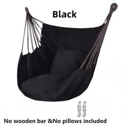 TEMU 1pc Of Casual Fabric Hammock Chair, Outdoor Swing Chair Hammock, College Outdoor Hammock Swing Chair, Anti-tip Hammock, Travel Hanging Chair, Comfortable Hanging Chair