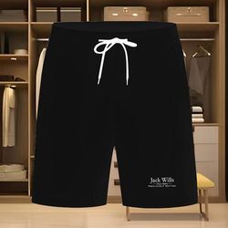TEMU Men's Casual Shorts - Black, Breathable & Quick-dry, For Running & Fitness, Sporty Shorts|casual Fit Shorts|stretchable Fabric