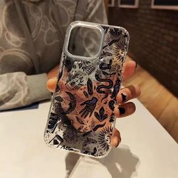 TEMU Transparent Phone Cover With A Theme For Models, Perfect As A Gift For Women And Teenage Girls.