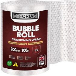 TEMU Heavy-duty Bubble Cushioning Wrap Roll For Packaging, Moving, And Shipping - Ideal For Home And Commercial Use