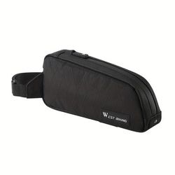TEMU West Biking 1l Bike Bag Front Tube Bag Compact Lightweight Cycling Bag Durable Convenient Mtb Road Bike Traveling Accessories