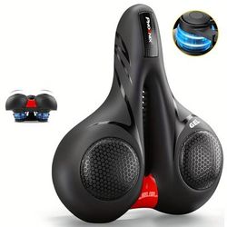 TEMU Xunting Gel Bike Seat - Comfortable, Breathable Mtb & Road With Shock Absorber For Riding Experience
