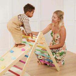 Tiny Land 7-in-1 Rainbow Climbing Set