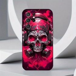 TEMU Halloween Day Of The Phone Case - Shockproof, Tpu, Cartoon Design, Full Coverage For S22/s22 Ultra/s23 Fe/s23 Ultra/s24 Plus/s24 Ultra /a32/a35/a05s/a15/a53/a54/a05/a51/a55/a33/a14