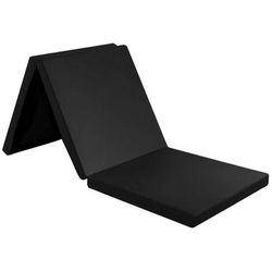 TEMU Yoga Mat Soft Foam 10mm Exercise Pilates Gym Non-slip Rubber Fitness Mat With Carrying Strap Workout Training Gear Solid Colour Black Grey Pink 61x180cm