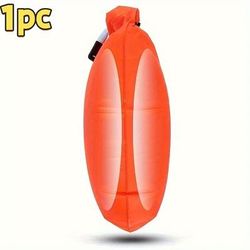 TEMU One-pack Rye Heel Swimming Inflatable Floating Marker Thickened Dual Airbag Storage Integrated Portable Swimming Aid