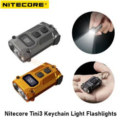 NITECORE TINI3 Intellgent 600Lumens MCT UHE LED Multiple Color Temperatures EDC Flashlight