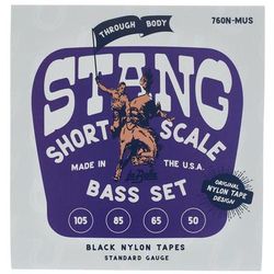 La Bella 760N-MUS BK Nylon Stang Bass