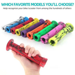 The Bicycle Lengthens The Rubber Handled Sleeve Skateboard Car Handle Sleeves Thickening Anti-skid Shock Absorption Soft Grips