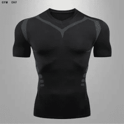Men's T-shirt Men Running Sport T Shirt Men Compression Fitness Tops Tee Quick DryTight Training Gym Sport Running Shirts Jersey