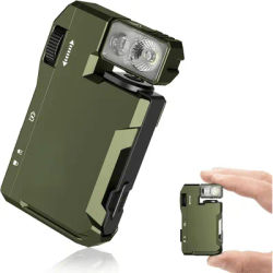 G5 EDC Flashlight 400Lumens Portable Pocket Mini Light Waterproof Torch 180° Rotating Head With Magnetic Tail For Outdoor