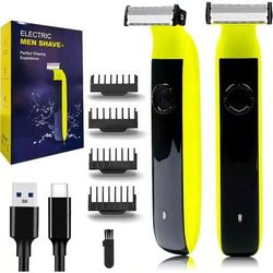 TEMU Electric Shaver For Men - Usb Rechargeable Beard Trimmer & Hair Removal Machine