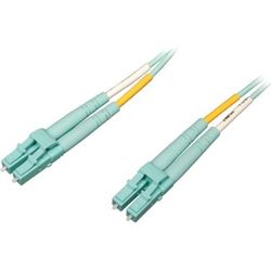 Eaton Tripp Lite Series 10Gb/40Gb/100Gb Duplex Multimode 50/125 Om4 Lszh Fiber Patch Cable (Lc/lc), Aqua, 10M (32.8 Ft.) - Patch Cable - Lc Multi-Mode (M) To Lc Multi-Mode (M) - 10 M - Fiber Optic - Duplex - 50 / 125 Micron