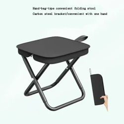 Outdoor Handbag Stool, Portable Pen Case, Mini Folding Stool, Picnic, Camping, Fishing, Small Stool, Portable Queuing Stool