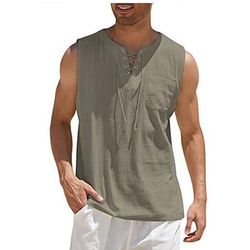 Medievale Rinascimento 17° secolo Blusa / Camicia Pirata Cavaliere Vichingo Cavaliere Celtico Coulisse Costume Per uomo Costumi da pirata Halloween Mascherata Casual Quotidiano LARP Fiera