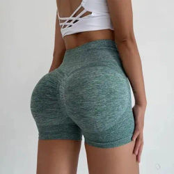 Breathable Slim Fit Women Yoga Shorts Lift Butt Seamless Women's Sportswear Elastic Breathable Sports Underwear Gym