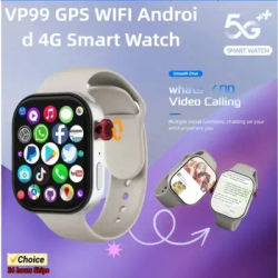 VP99 Smartwatch 4G LTE Android 2.29-inch Amoled screen smartwatch with 180° rotating camera Global Talk GPS WIFI Sim card slot