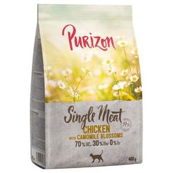 3x400g Single Meat Chicken with Camomile Blossoms Purizon Dry Cat Food