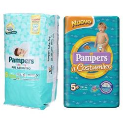 Pampers Baby Dry 6 Maxi 15-30kg + Il Costumino 5+ 10+13 pz Pannolini
