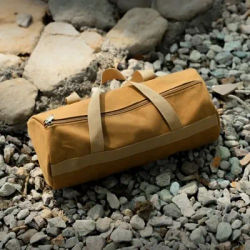 Camping Tools Storage Bag Large Capacity Cylinder Tent Stake Bag Lightweight Tent Peg Ground Nail Holder Bag for Outdoor Camping