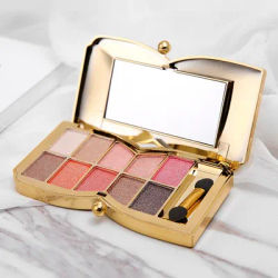 10-Color Shimmering Eyeshadow Palettes Long Lasting Smudge-proof Eyeshadow For Party/Daily Use
