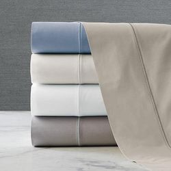 Tailored Organic Percale Sheet Set - Ivory, Queen - Frontgate Resort Collection™