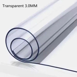 Tapis de Table en PVC, tissu doux en verre, couverture de Table transparente, tapis et tapis imperméables pour la maison, le salon, nappe 1.0mm